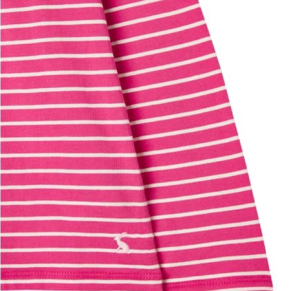 NWT Joules | Pink Stripe Zebra Ava Long-Sleeve Tee - Picture 5 of 5